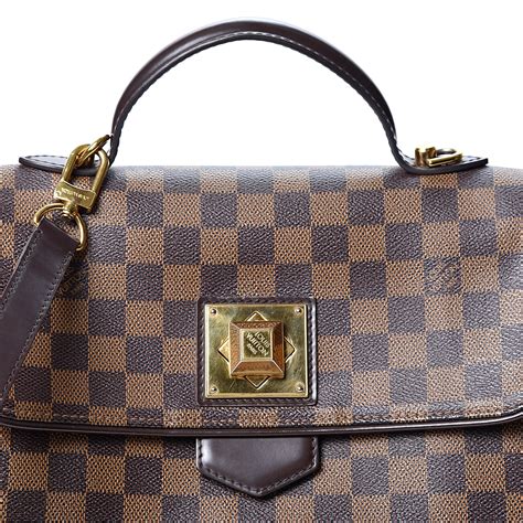 louis vuitton damier ebene top handle bag|Louis Vuitton Damier Ebene original.